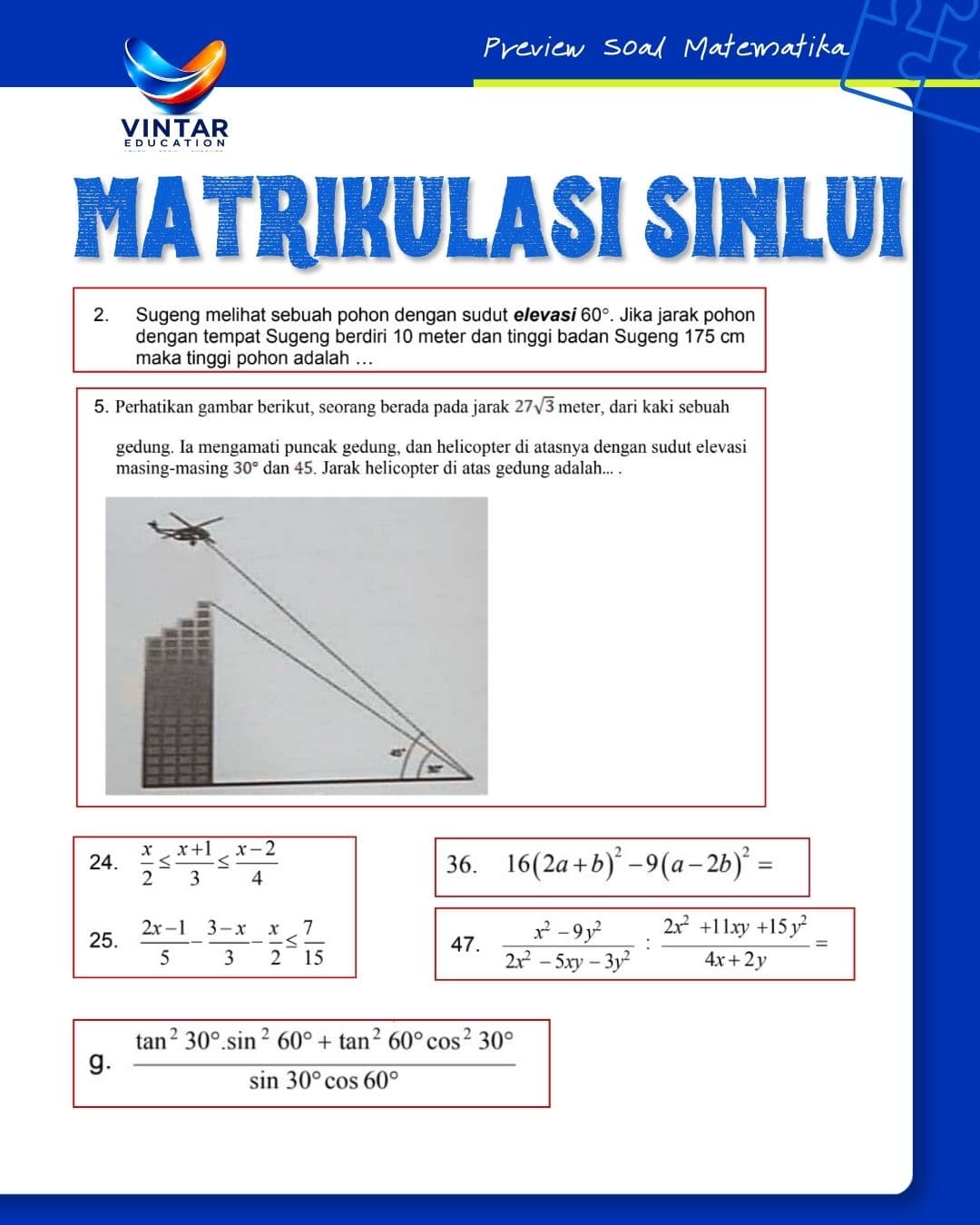 Contoh soal matrikulasi halaman 2