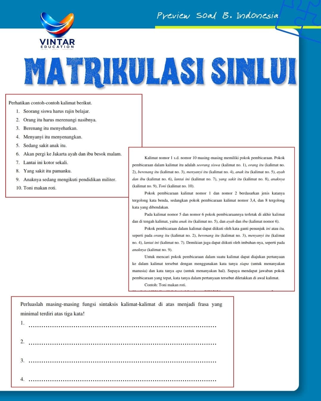 Contoh soal matrikulasi halaman 6